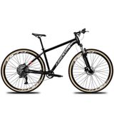 Bicicleta Aro 29 Absolute Nero 5 12v Garfo Trava No Guidão Freios Hidráulicos Com Pneu Faixa Preto Tam 17