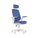 Cadeira De Escritorio Elements Astra Azul/branco
