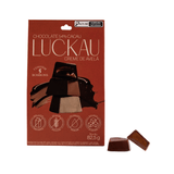 Pouch Bombom Chocolate 54% Cacau Recheado Com Creme De Avelã - Zero Adição De Açúcares, Lactose E Glúten - Luckau - 5 Un