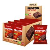 Brownie Topway Com Proteína Chocolate Avelã 40g - Embalagem Com 10 Unidades