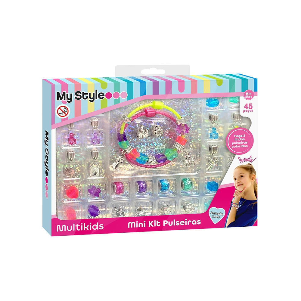 Mini Kit De Pulseiras My Style Coleção Love Multikids - Br2128