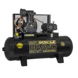 Compressor De Ar Bravo 40 Pés 250l 10hp Trifásico Schulz Csl40br/250 220/380v - 922.9278-0