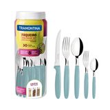 Faqueiro Inox 30Pc Ipanema Verde Menta - Tramontina
