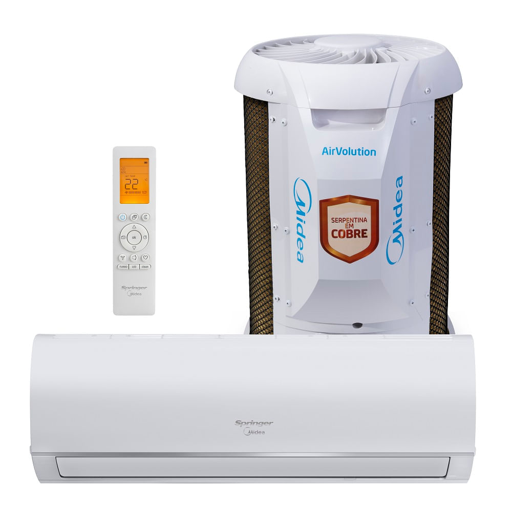 Ar Condicionado Split Hi Wall Springer Midea Airvolution 18000 BTU/h Frio 220V 42AFFCI18S5