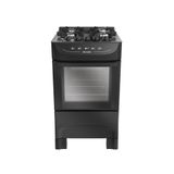 Fogão de Piso Mueller 4 Bocas Mesa de Vidro Preto MFV4BB - Bivolt