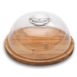 Porta Queijo Bambu Com Tampa 19x8 Cm Ecokitchen Mimo Style
