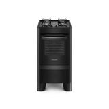 Fogão 4 Bocas Continental Automático Com Mesa Compartimentada Preto Fc4vp – Bivolt