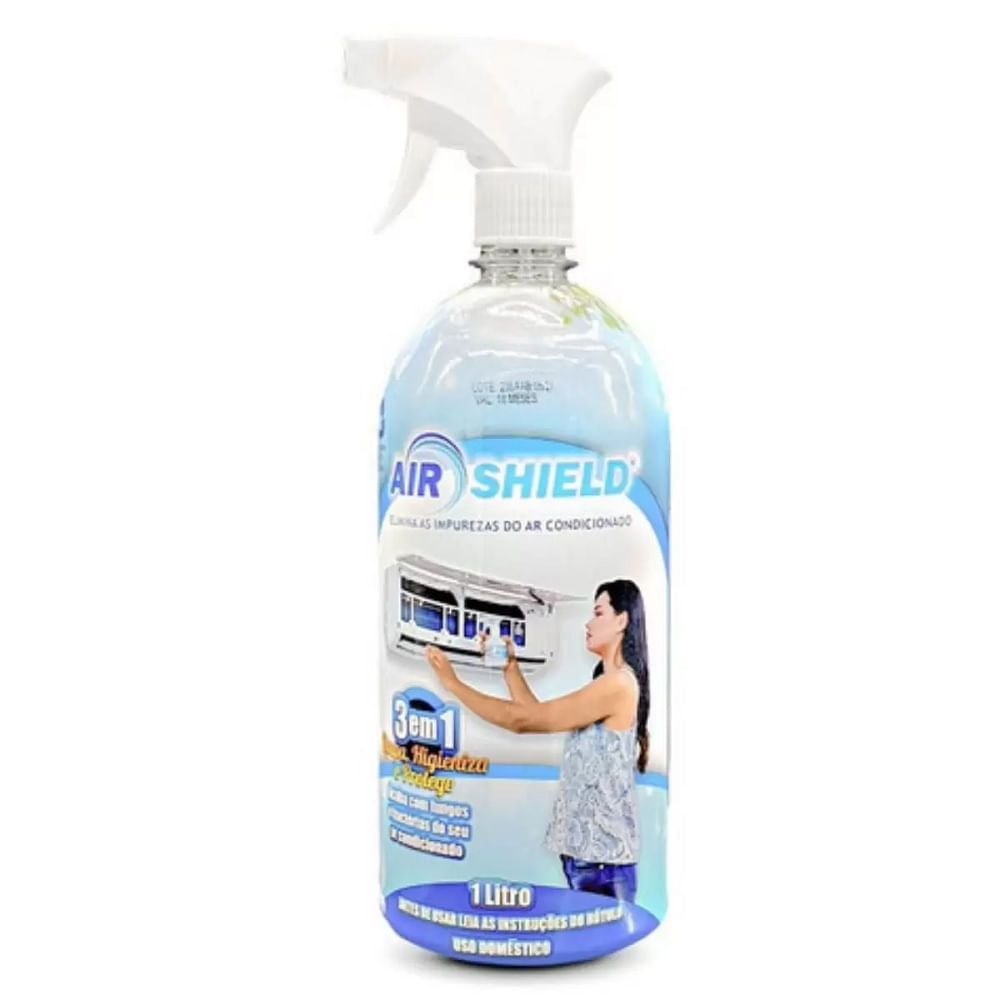 Higienizador De Ar Condicionado Air Shield 1 Litro