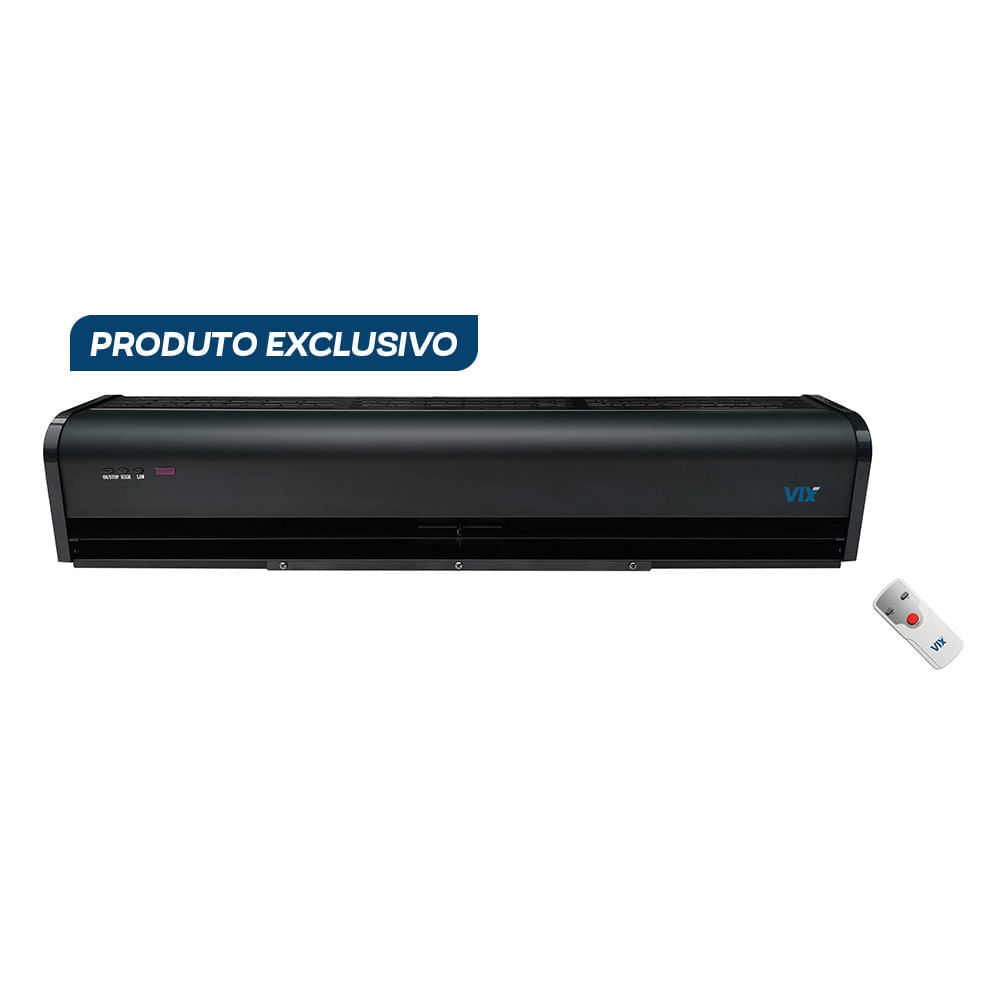 Cortina de Ar Vix One 90 cm Preta - 220 Volts