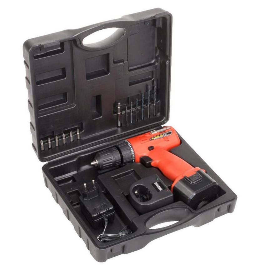 Parafusadeira a Bateria 12V + Carregador Bivolt + Acessórios + Maleta Schulz - imagem 4