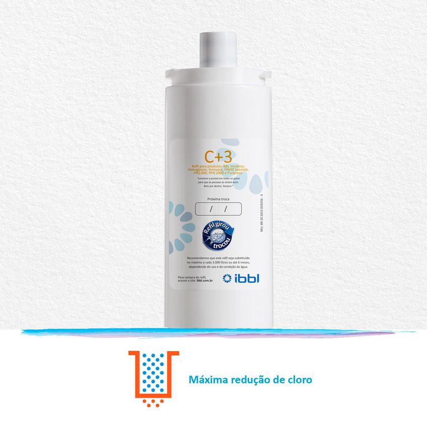 Refil para Purificador Refrigerado 1 Peça C+3 IBBL - imagem 3