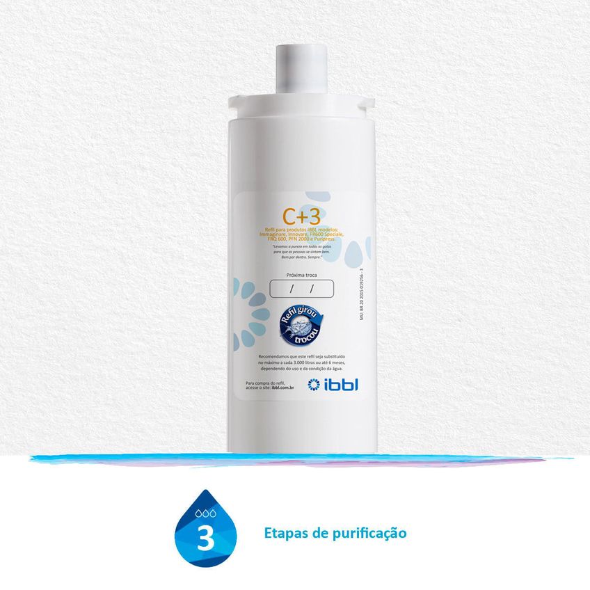 Refil para Purificador Refrigerado 1 Peça C+3 IBBL - imagem 5