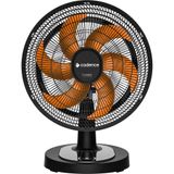 Ventilador Cadence Preto E Laranja Vtr478 - 220 Volts