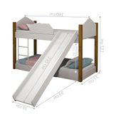 Beliche Infantil Escorregador E Colchão Marcela