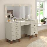 Penteadeira 9 Gavetas Camarim Fernanda Off White