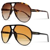 Óculos De Sol Guvivi Retro Aviator Oversized 70s Vintage Para Mulheres E Homens