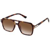 Óculos De Sol Fozono Retro Aviator Square Vintage Fzn813 Brown