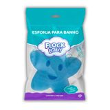 Esponja De Banho Infantil Flock Baby Estrela Azul