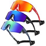Óculos De Sol Turbopep Kids Polarized Baseball, 3-12 Anos, Pacote Com 3