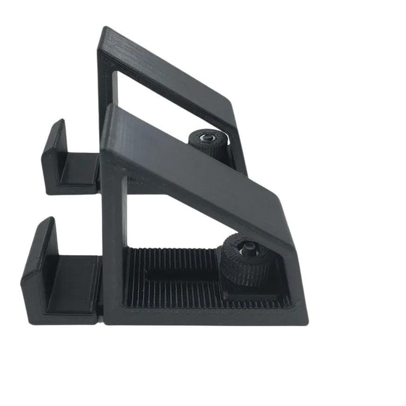 Suporte Mesa Para Tv/Monitor Regulável Ajustável Base Preto