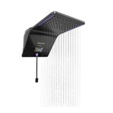 Ducha Eletrônica Ducali Com Painel Digital Preta Zagonel 220v