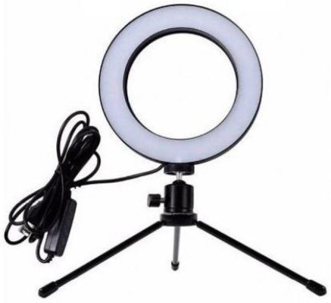 Iluminador Ring Light Selfie De Led - 6 Polegadas