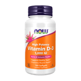 Vitamina D3 1000 Ui Now Foods 180 Cápsulas