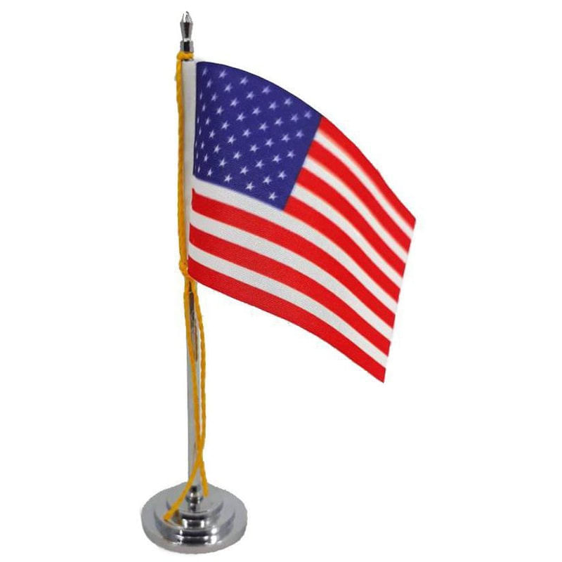 Mini Bandeira De Mesa Estados Unidos Usa 15 Cm Poliéster Descrição Do Produtodesenvolvida 9989