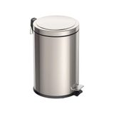 Lixeira Com Pedal Tramontina Brasil Em Aço Inox Com Balde Interno 20 L