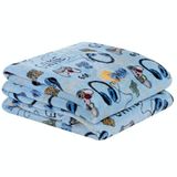 Manta Solteiro Infantil Bouti Kids Flannel Microfibra 1 Peça Game
