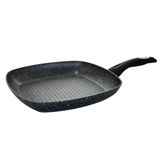 Bistequeira De Indução Antiaderente Cerâmica Preto 28cm - Casambiente
