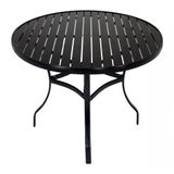 Mesa Com Tampo Ripado Alumínio Para Cozinha Trama Original Preto