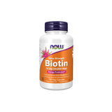 Biotina (vitamina B7) 10mg Now Foods 120 Cápsulas Vegetais