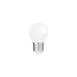 Lâmpada Led Save Energy Bolinha G45 Ip65 4w E27 Bivolt 2400k Branco Quente Se-375.2331