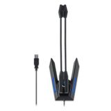 Microfone Gamer Com Led Warrior Olier Preto Usb Ph255 Multilaser [f086]