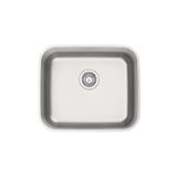 Cuba De Embutir Tramontina Dora 40 Bl R6 Em Aço Inox Acetinado Com Válvula 4 1/2