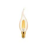 Lâmpada Led Save Energy Filamento Vela Chama Vintage 4w Ip65 E14 127v Se-345.1385