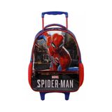 Mochila De Rodinha 14 Spider Man 11671 Artigo Escolar