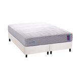 Cama Box Queen: Colchão Espuma D33 Herval - Ag 65 Feelcore + Base Crc Courano White (158x198)
