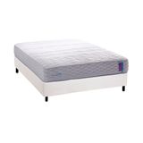 Cama Box Casal: Colchão Espuma D33 Herval - Ag 65 Feelcore + Base Crc Courano White (138x188)