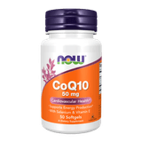 Coq10 50mg + Vitamina E Now Foods 50 Cápsulas