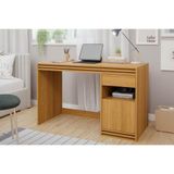 Mesa Computador Escrivaninha Mila Com 1 Porta E 1 Gaveta Nature Permóbili