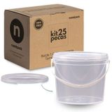 Balde 1.8l Para Ingredientes Para Culinária 25 Pçs