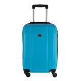 Mala De Bordo Pequena Para Viagem Abs Ika Continental Cadeado Integrado Rodas 360 Turqueza Tam Pp