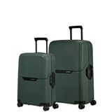Conjunto de malas Magnum Eco Samsonite polipropileno, cadeado TSA, 4 rodas duplas, 2 peças (P e M)