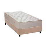 Colchão Solteiro Molas Masterpocket Ensacadas Orthotel Superluxo + Base Crc Suede Clean (88x188) - Ortobom