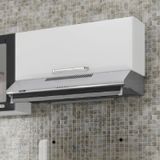 Armário Aéreo Em Aço Horizontal 1 Porta Basculante Iph-80 Tarsila Itatiaia Branco