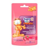 Suplemento De Vitamina C Infantil Supra C Kids Sabor Morango 30 Unidades