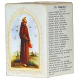 São Francisco De Assis Porta Velas De Cerâmica