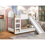 Beliche Infantil Com Escorregador Magia Branco/grenat